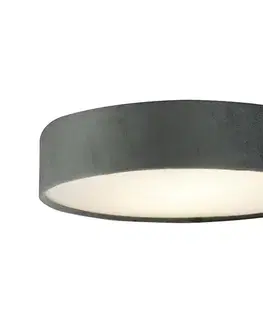 Svietidlá Searchlight 23298-3GY - Stropné svietidlo DRUM 3xE27/60W/230V sivé 23298-3GY