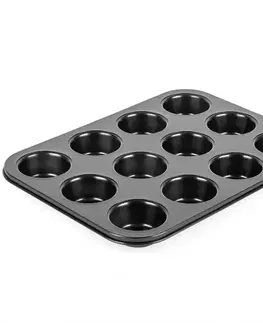Dekorácie a bytové doplnky Forma na pečenie 12 muffin 35,5x26,5x3cm