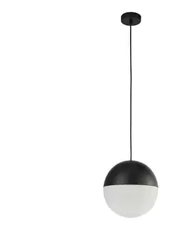 Svietidlá Searchlight 24181BK - Luster na lanku ENDOR 1xE27/40W/230V čierna 24181BK