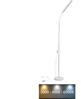 Lampy  LED Stmievateľná stojacia lampa SIGNUS LED/10W/230V 3000/4500/6500K biela PFL22W