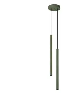Svietidlá  SL.1519 - Luster na lanku PASTELO 2xG9/8W/230V zelená SL.1519