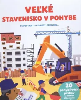 Leporelá, krabičky, puzzle knihy Veľké stavenisko v pohybe