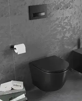 Doplnky do kúpeľne MEXEN - Lena bidet závesné, čierna matná 35224885