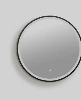 Kúpeľňový nábytok Zrkadlo so senzorom SAT Cool 60x60 cm čierna SATZCO60CE SATZCO60CE