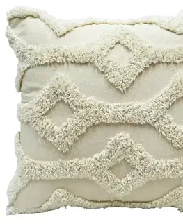 Dekoračné obliečky Obliečka Boho 02 45x45 béžová Merkury Home