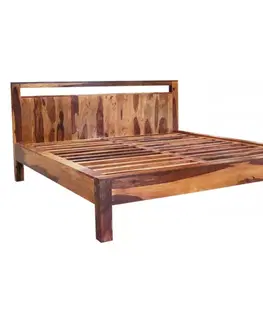Postele Posteľ Amba 160x200 z indického masívu palisander
