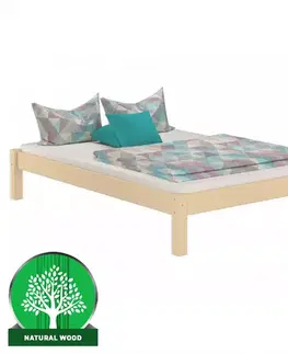 Drevené postele Posteľ Dora 160x200 borovica surová