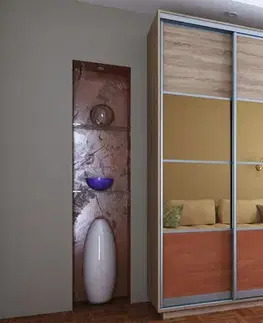 Šatníkové skrine SIKU 200 trojdverová šatníková skriňa, dub sonoma/jelša