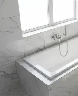 Vane Obdĺžniková vaňa SAT Aurum 160x70 cm akrylát ľavá aj pravá SATVAUR16070 SATVAUR16070