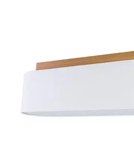 Svietidlá  Stropné svietidlo HELENA 4xE27/60W/230V biela/hnedá 2595
