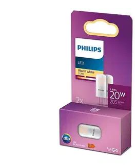 Žiarovky SADA 2x LED Žiarovka Philips G4/1,8W/12V 2700K 8718699767853