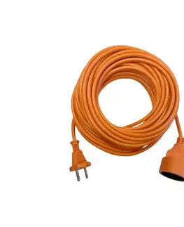Predlžovacie káble  Predlžovací kábel LINEA G 1Z 20 m oranžový 004701
