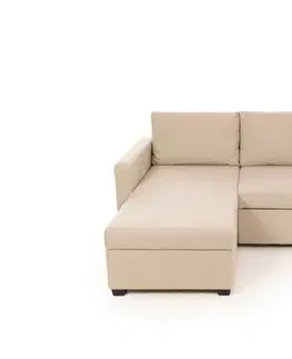 Pohovky a gauče Rohová rozkladacia pohovka Kado - Cream