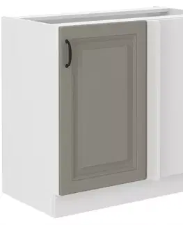 Kuchynské skrinky stojace Kuchynská skrinka Stilo claygrey/biely 105 nd 1f bb