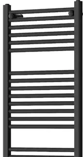 Radiátory do kúpeľne MEXEN/S - Mars radiátor + vykurovacia tyč 1200 x 500 mm, 500 W, čierna W110-1200-500-6500-70