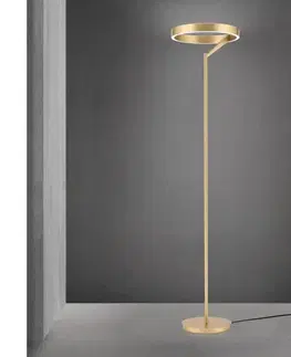Lampy Orion - stmievateľná LED stojacia lampa KOLK LED/40W/230V 2700/4000K zlatá Stl 12-1293 gold-matt