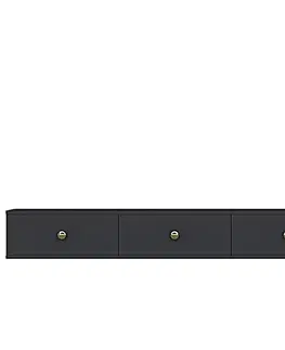 TV stolíky TV stolík Zuzu 180 - Anthracite