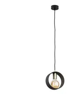 Svietidlá Argon 4067 - Luster na lanku AMADORA 1xE27/15W/230V čierna 4067