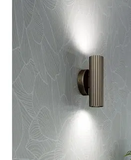 Svietidlá Eglo 902036 - Nástenné svietidlo PORTILLO 2xGU10/5W/230V hnedá 902036