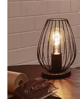 Lampy Eglo 49481 - Stolná lampa NEWTOWN 1xE27/60W/230V 49481