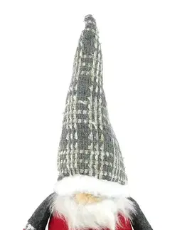 Vianočné dekorácie MAKRO - Dekorácia - škriatok 32cm