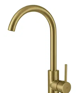 Kuchynské drezy Rubineta Rubineta - Drezová batéria AXE-33 Bronz OLBAAXE33BR