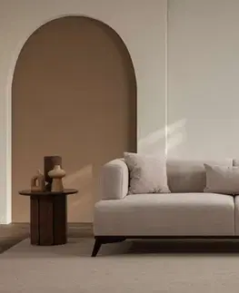 Pohovky a gauče Trojmiestna pohovka Hera - Cream, Black