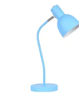 Lampy  Stolná lampa MIMI 1xE27/10W/230V modrá 325174