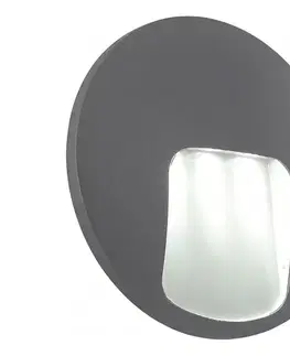 Svietidlá  Vonkajšie LED nástenné svietidlo DACU LED/3W/230V IP54 sivé SKU009309