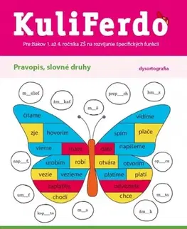 Slovenský jazyk Kuliferdo - pravopis, slovné druhy, dysortografia PZ - Kolektív autorov