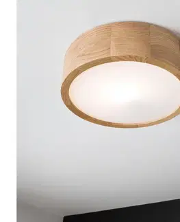 Svietidlá BRILAGI - LED Stropné svietidlo CARVALHO 1xE27/60W/230V dub pr. 27,5 cm 8590828606727