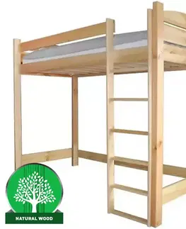 Postele pre dievčatá Poschodová posteľ I borovica