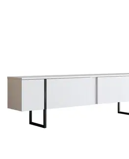 TV stolíky TV stolík Luxe - White, Black
