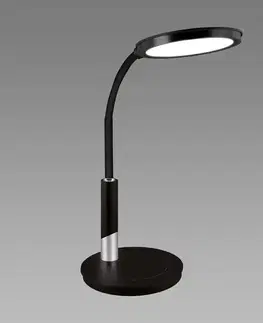 Lampy do obývačky Stolná lampa SAMUEL LED čierna 04174 LB1