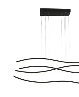 LED osvetlenie Azzardo  - LED Stmievateľný luster na lanku WAVES 4xLED/70W/230V 
