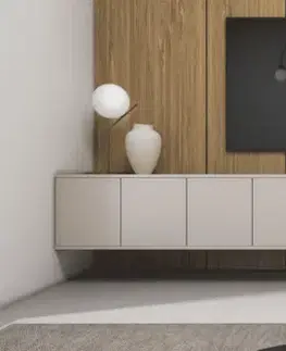 TV stolíky ArtPK Závesný TV stolík BIANCO | 280 cm