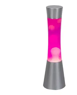 Lampy Rabalux 7030 - Lávová lampa MINKA 1xGY6,35/20W/230V ružová 7030