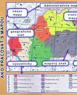 Učebnice pre ZŠ - ostatné Ako pracovať s mapou - karta - Karol Weis,Michal Klaučo