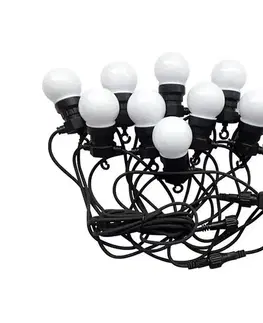 LED osvetlenie  LED Vonkajšia reťaz STRING 5m 10xLED/0,5W/230V IP44 3000K 217436