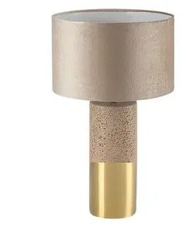 Lampičky Rabalux 74219 dekoratívna keramická stolná lampa Yelda, hnedá