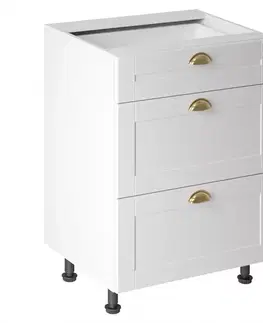 Kuchynské skrinky stojace Kuchynská skrinka linea d60s3 white