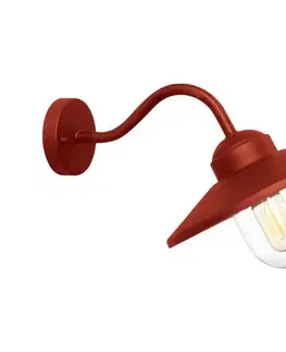 Svietidlá Elstead KLAMPENBORG-OXR- Vonkajšie svietidlo KLAMPENBORG 1xE27/60W/230V IP44 červené KLAMPENBORG-OXR