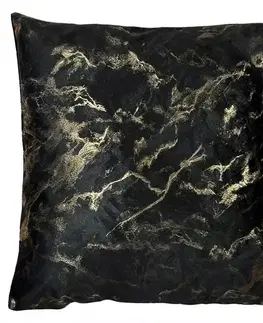 Dekoračné obliečky Obliečka Plain Velvet 40x40 YX503 čierna