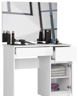 Kozmetický stolík Toaletný stolík PAVEL900P, biely
