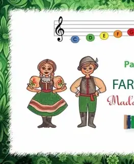 Hudba - noty, spevníky, príručky Farebné noty 8 - Maďarské ľudové piesne - Paulína Žemberová