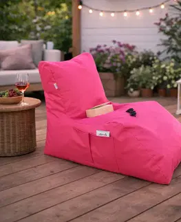 Záhradný nábytok Sedací vak Daybed, ružový