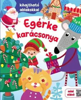 Leporelá, krabičky, puzzle knihy Egérke karácsonya