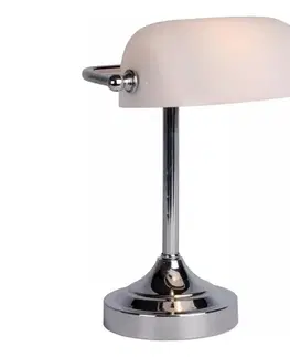 Lampy Lucide 17504/01/11 - Stolná lampa BANKER 1xE14/40W/230V 17504/01/11
