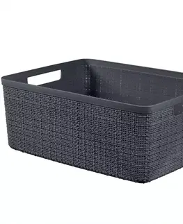 Kúpeľňové doplnky Košík M Jute 245713 tmavošedý 12l
