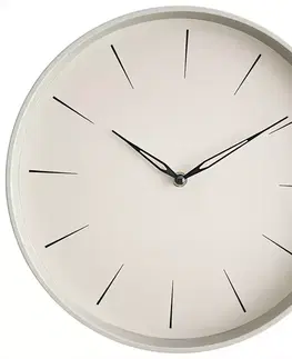 Nástenné hodiny Béžové hodiny 30cm